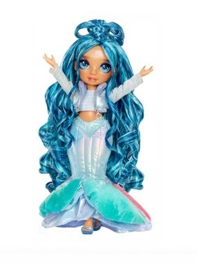 Rainbow High Winter Wonderland Skyler - Blue 11” Fashion Doll with Magic Snow
